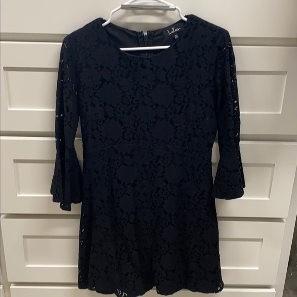 Lulus Black lace dress